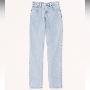 Abercrombie Ultra High Rise 90s Straight Jean Curve Love